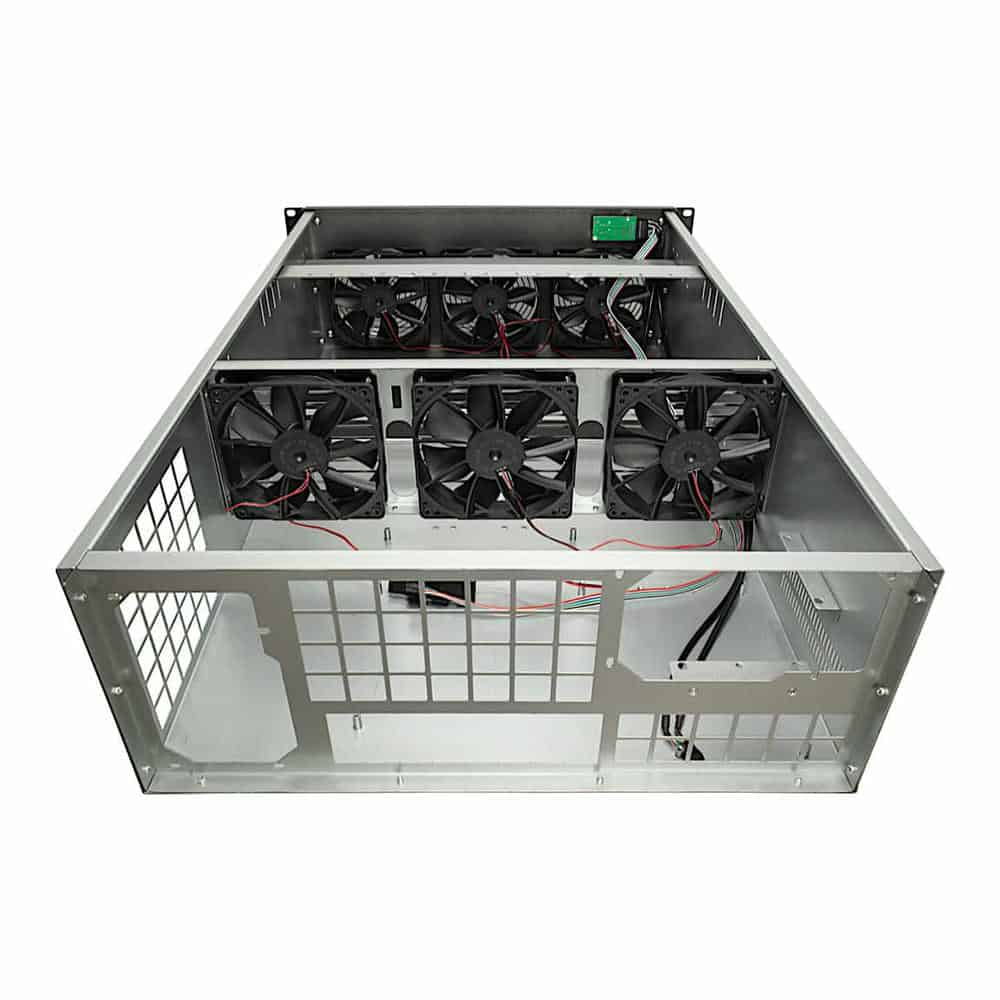 (image for) IPC Server 4W40 4U Mining Rack Case